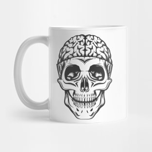 Skull with Open Brain Mug